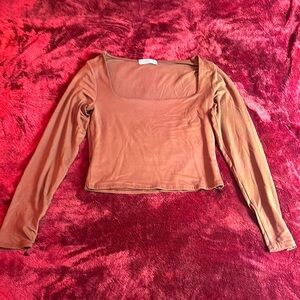 Sincerely Jules Tan Long Sleeve Blouse